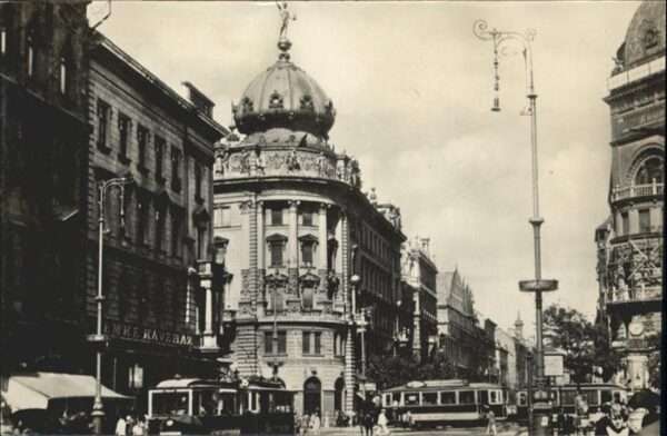 Budapest Rakoezy Strasse Strassenbahn