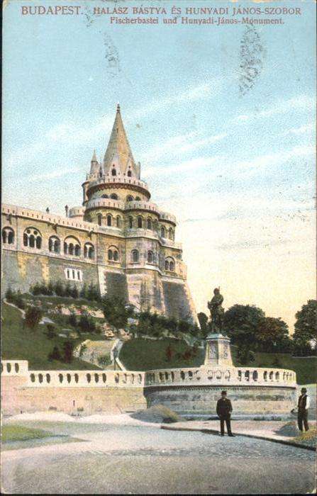 Budapest Fischerbastei Hunyadi Janos Monument