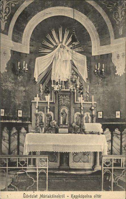Mariakalnokrol Kegykapolna oltar