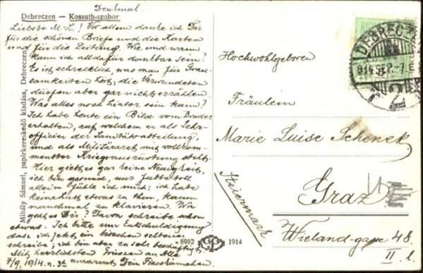 Debrecen Debrezin Kossuth szobor – Bild 2