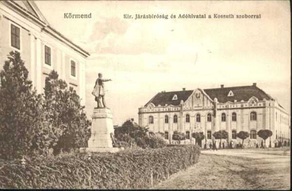 Koermend Jarasbirosag Kossuth szoborral