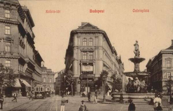 Budapest Calvinplatz Strassenbahn