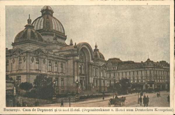 Bukarest Depositenkasse Hotel Deutscher Kronprin