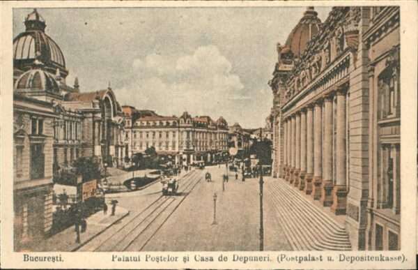 Bukarest Postpalast Depositenkasse