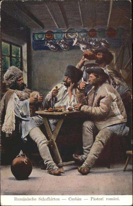 Balkan Rumänische Schafhirten Csoban Pastori r