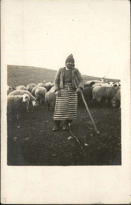 Hirte Rumänien Schafe