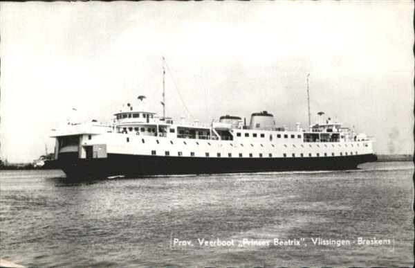 Dampfer Binnenschifffahrt Veerboot Prinses Beatrix Vlissingen Bre
