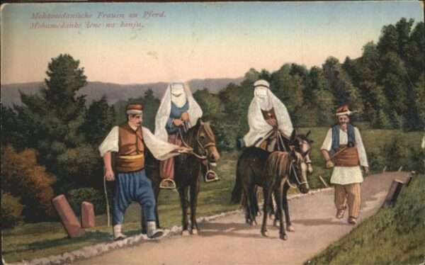 Islam Mohamedanische Frauen Pferde