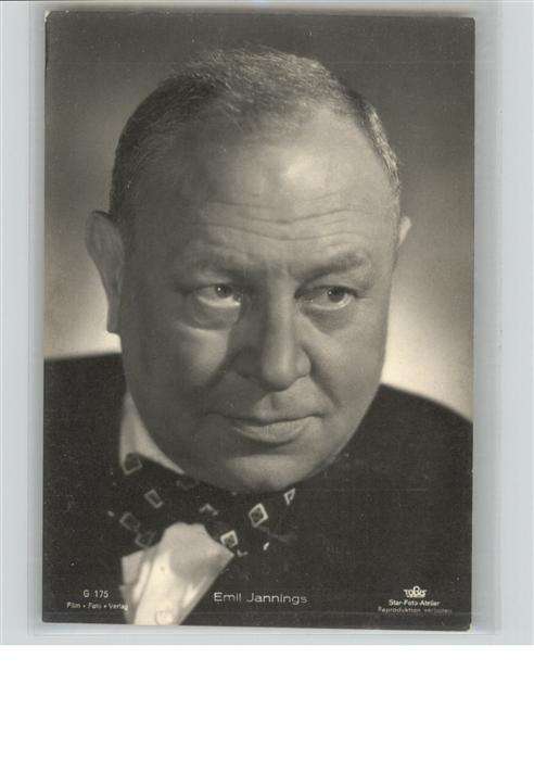 Verlag Film-Foto-Verlag Nr. Emil Jannings G 175