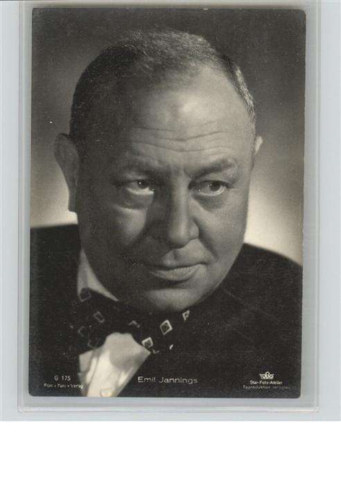 Verlag Film-Foto-Verlag Nr. Emil Jannings G 175