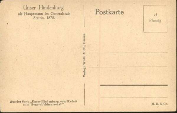 Politiker Hindenburg Stettin – Bild 2