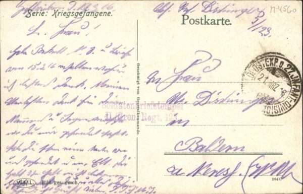 Kriegsgefangene gefangene Zuaven – Bild 2