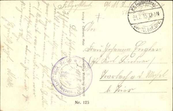 Militaria Geschuetze Eroberte Kanone Cote Lorraine – Bild 2