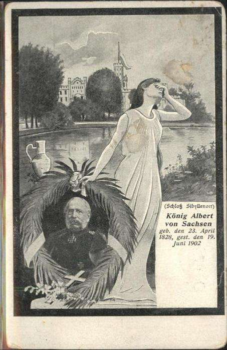 Adel Sachsen König Albert Schloss Sibyllenort