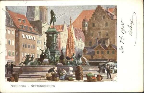 Kley Nürnberg Neptunbrunnen