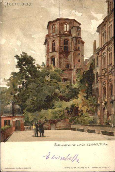 Kley Heidelberg Schloss Turm