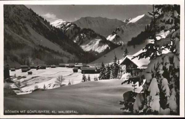 Boedmen Kleinwalsertal Güntlispitze