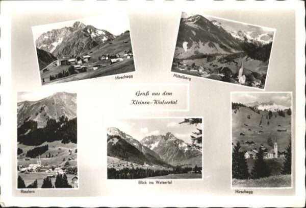 Kleinwalsertal Hirschegg Mittelberg Riezlern