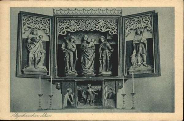 Riezlern Kleinwalsertal Vorarlberg Altgothischer Altar Mariahilf-Kapelle