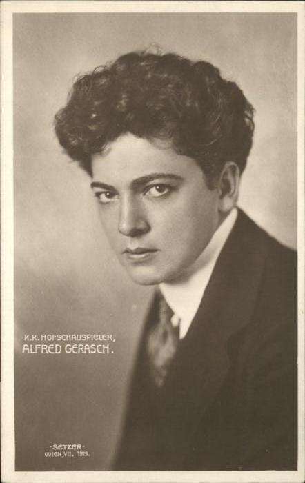 Schauspieler Alfred Gerasch