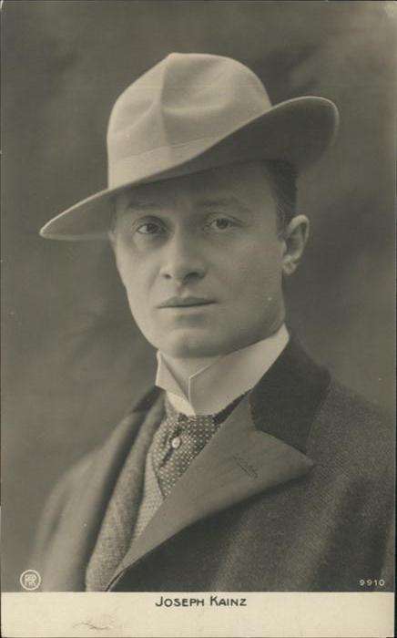 Schauspieler Josef Kainz Hutmode