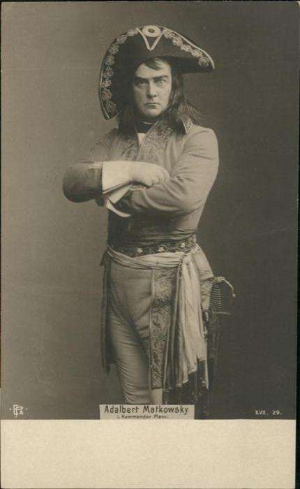Schauspieler Adalbert Matkowsky