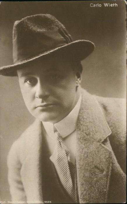 Schauspieler Carlo Wieth