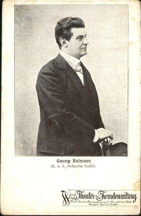 Schauspieler Georg Reimers
