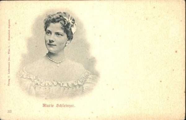 Schauspieler Marie Schleimer