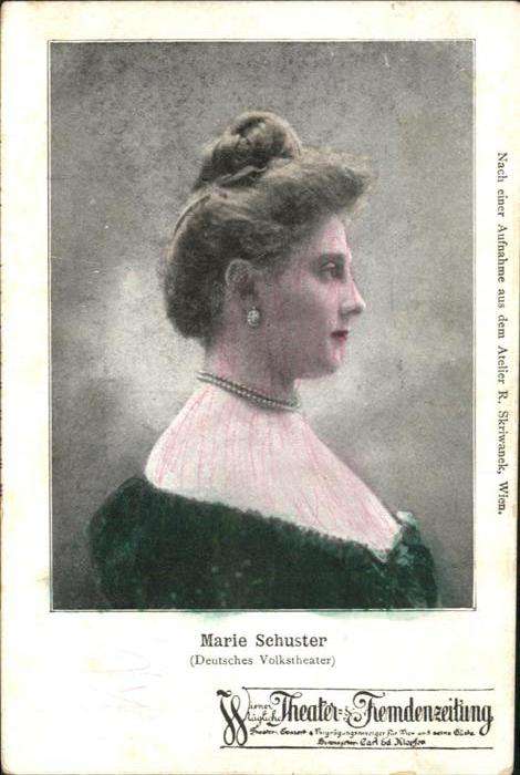 Schauspieler Marie Schuster