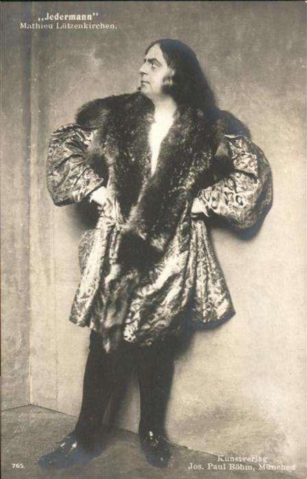 Schauspieler Jedermann Mathieu Lützenkirchen