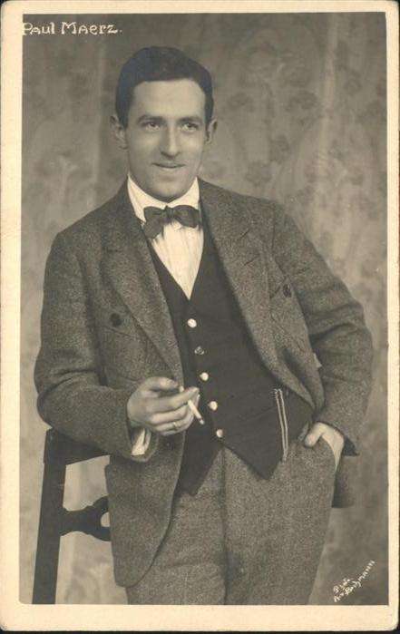 Schauspieler Paul Maerz