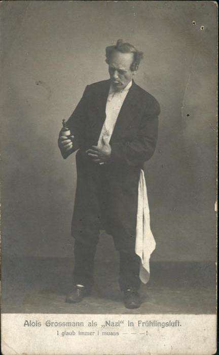 Schauspieler Alois Grossmann Frühlingsluft