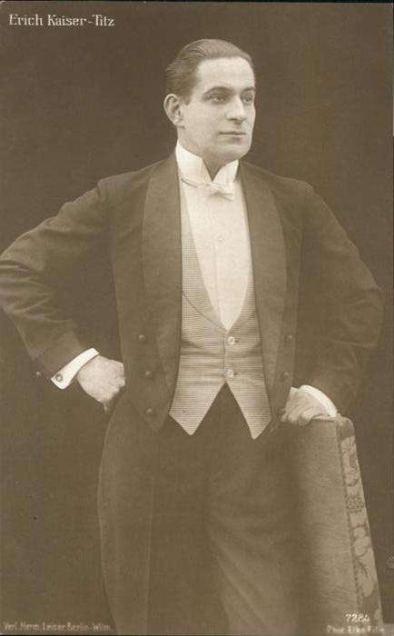Schauspieler Erich Kaiser Titz
