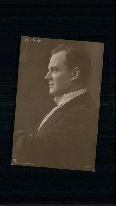 Schauspieler Paul Bender