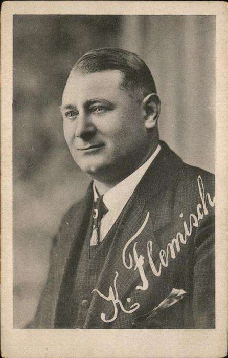 Schauspieler K. Flemisch