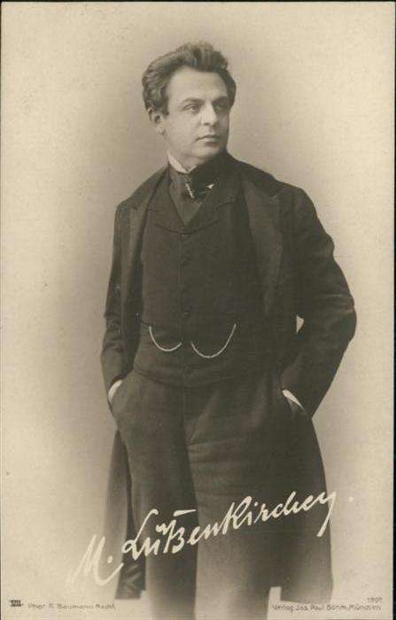 Schauspieler M. Lützentlirchey