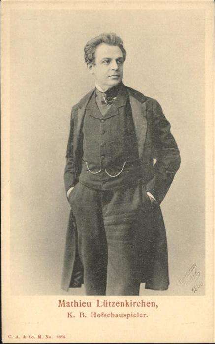 Schauspieler Mathieu Lützenkirchen