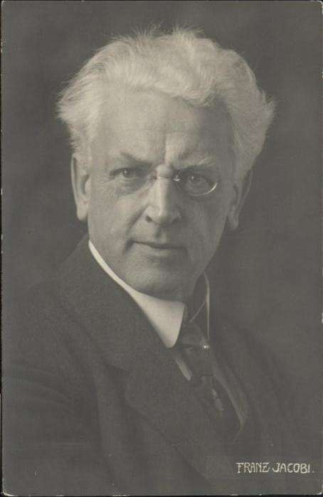Schauspieler Franz Jacobi