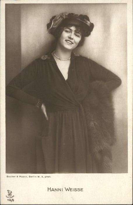 Schauspieler Hanni Weisse