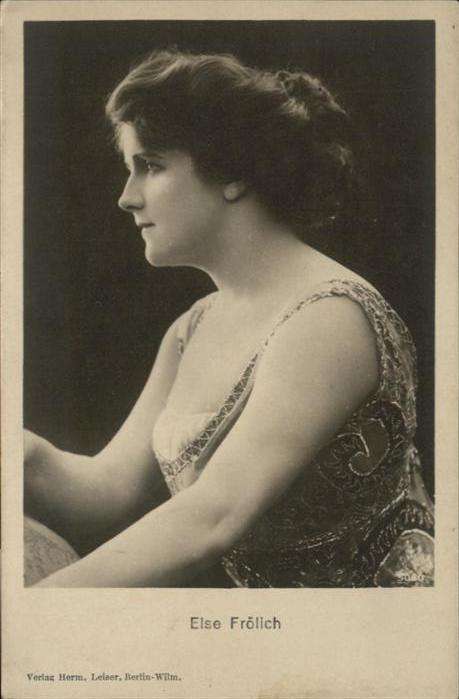 Schauspieler Else Frölich