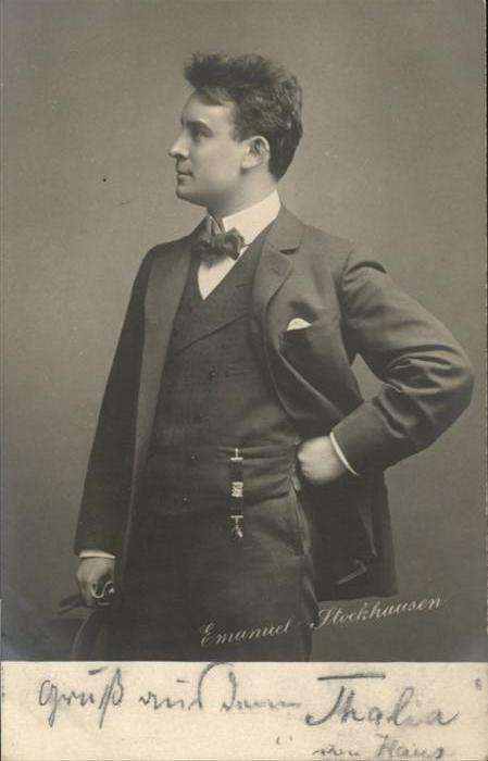Schauspieler Emanuel Stockhausen