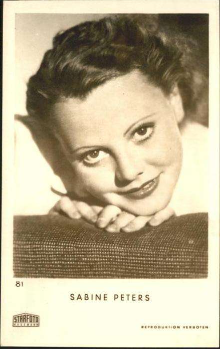 Schauspieler Sabine Peters