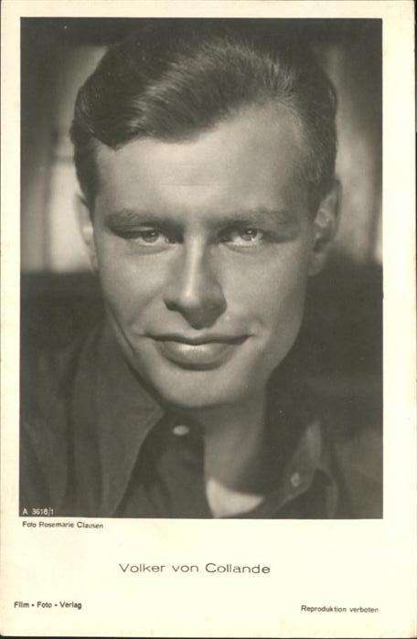 Verlag Film-Foto-Verlag Nr. Volker von Collande A 3618/1