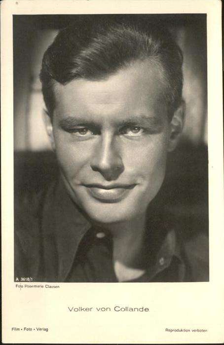 Verlag Film-Foto-Verlag Nr. Volker von Collande A 3618/1