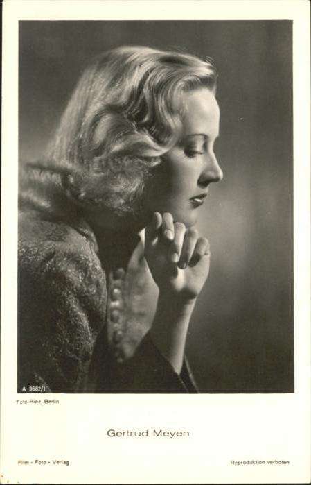 Verlag Film-Foto-Verlag Nr. Gertrud Meyen A 3682/1