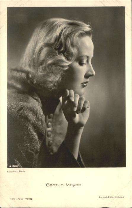 Verlag Film-Foto-Verlag Nr. Gertrud Meyen A 3682/1
