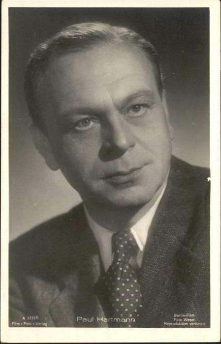 Verlag Film-Foto-Verlag Nr. Paul Hartmann A 3722/1
