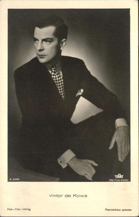 Verlag Film-Foto-Verlag Nr. Viktor de Kowa A 3754/1