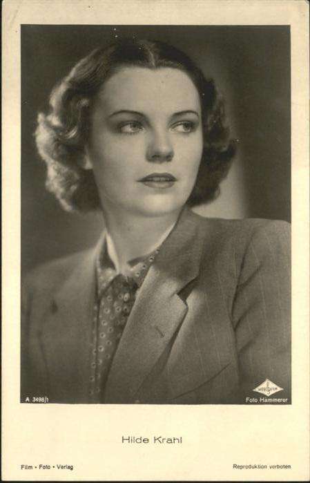 Verlag Film-Foto-Verlag Nr. Hilde Krahl A 3498/1
